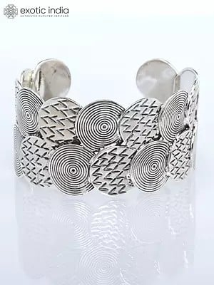 Spiral Design Cuff Bangle