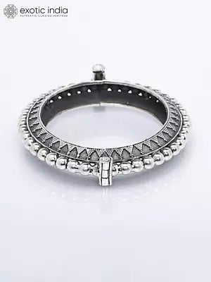 Rajasthani Style Sterling Silver Bangle (Price Per Piece)