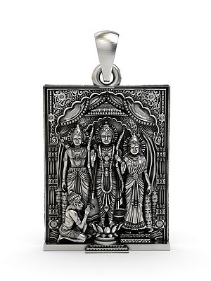 Ram Darbar Temple Panel Pendant