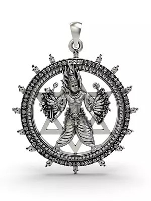 Sudarshan Chakra - The Discus of the Lord Pendant