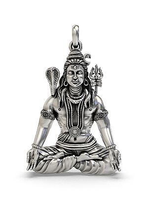 Lord Shiva In Padmasana Pendant