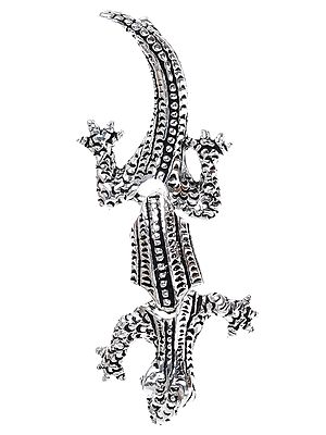 Sterling Lizard Pendant