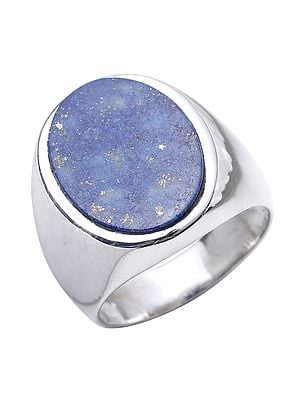 Lapis Lazuli Oval Finger Ring | Sterling Silver Finger Rings