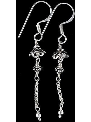 Sterling Earrings with Dangle - Sterling Silver