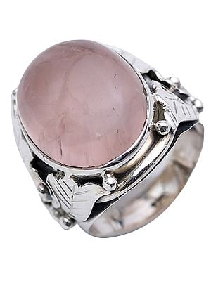 Rose Quartz Ring | Sterling Silver Finger Rings