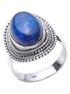 Lapis Lazuli Gemstone Ring | Indian Gemstone Jewelry