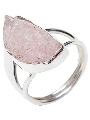 Rugged Rose Quartz Ring