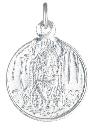 Goddess Lashmi and Shreeyantra - Double Sided Pendant