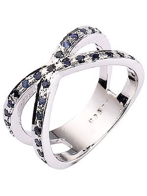 Sterling Silver Gems Ring