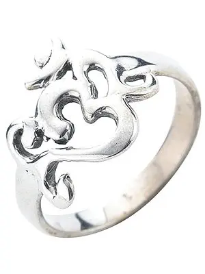 Sterling Silver OM (AUM) Ring