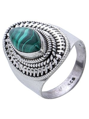 Buy Fabulous Malachite Rings for Women Only at Exotic India