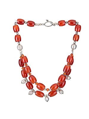 Buy Attractive Carnelian Necklaces Only at Exotic India