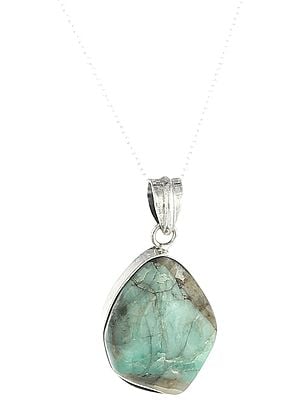 Sterling Silver Pendant with Turquoise Gemstone
