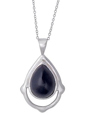 Gemstone Studded Pendant with Sterling Silver