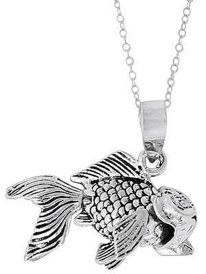 Small Fish Sterling Silver Pendant