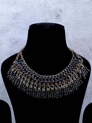 Beaded Choker Necklace | Indian Fashion Jewelry