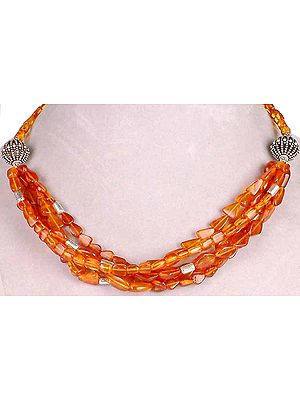 Amber Bunch Necklace