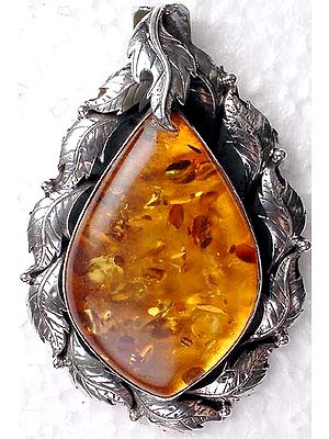 Amber Drop Pendant