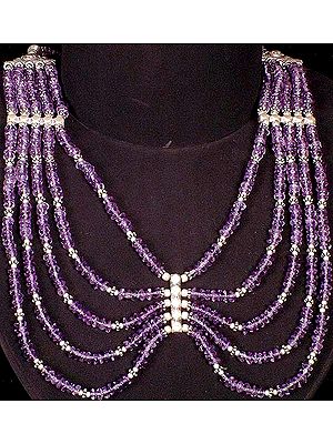 Amethyst Butterfly Necklace