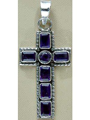 Amethyst Cross Pendant