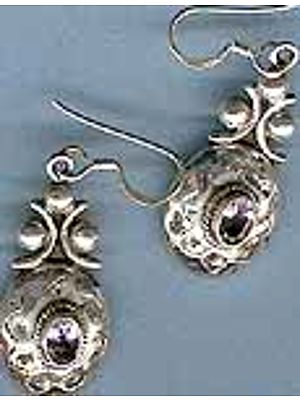 Amethyst Ear Rings