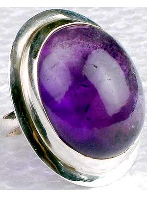 Amethyst Oval Ring