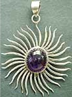 Amethyst Sun Pendant