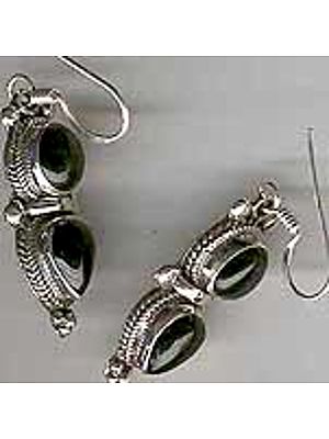 Black Onyx Ear Rings