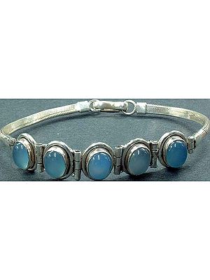 Blue Chalcedony Bracelet