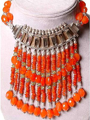 Carnelian Jhaalar Necklace