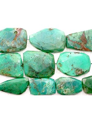 Chrysoprase Faceted Tumbles