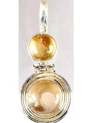 Citrine Cabochon Pendant