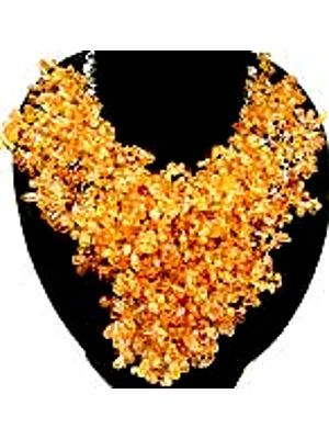 Citrine Honeycomb Necklace