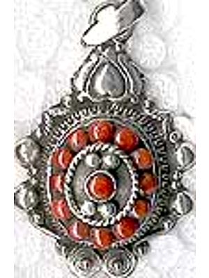 Coral Flower Pendant