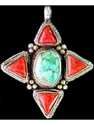 Coral Turquoise Star