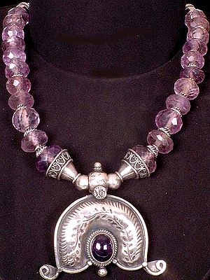 Faceted Amethyst Necklace