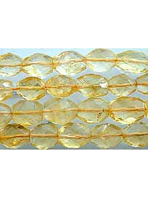 Faceted Citrine Ovals