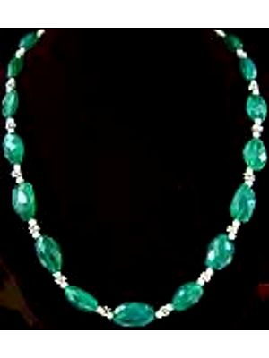 Faceted Jade Necklace