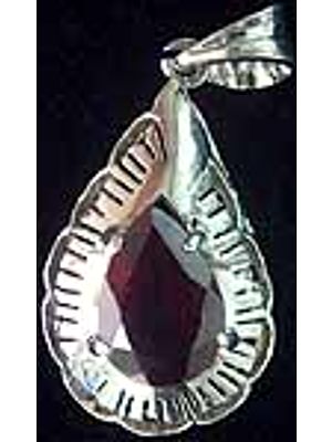 Garnet Drop Pendant
