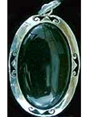Jaali Pendant of Black Onyx