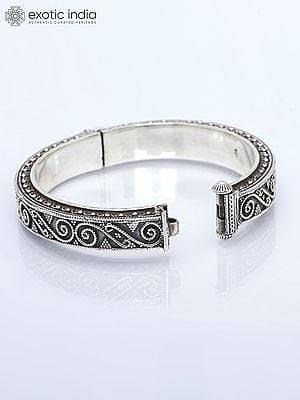 Openable Sterling Silver Bangle