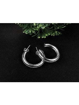Sterling Hoop Earrings | Sterling Silver Earrings