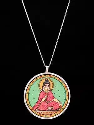 Goddess Parvati (Chanting the Syllable Om Namah Shivay) Pendant