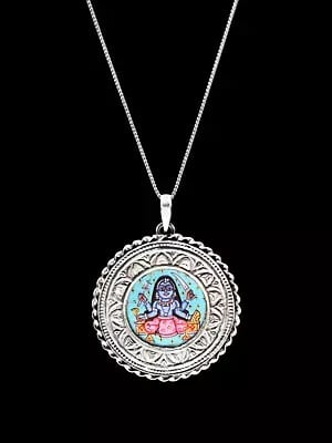 Hand Painted Goddess Kali Pendant