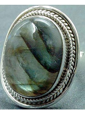 Labradorite Oval Ring