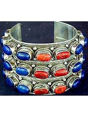 Lapis Coral Bracelet