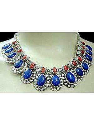 Lapis Coral Necklace