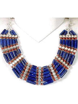 Lapis Coral Necklace