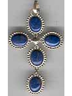 Lapis Cross Pendant