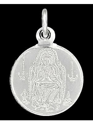 Sterling Silver Dakshinamurti Shiva Pendant